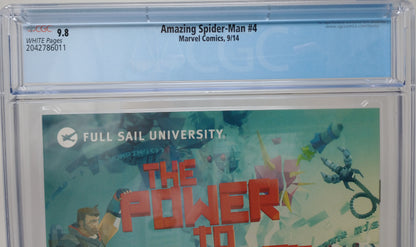 AMAZING SPIDER-MAN #4 - MARVEL 2014 - CGC 9.8 - 1ST SILK APPEARANCE