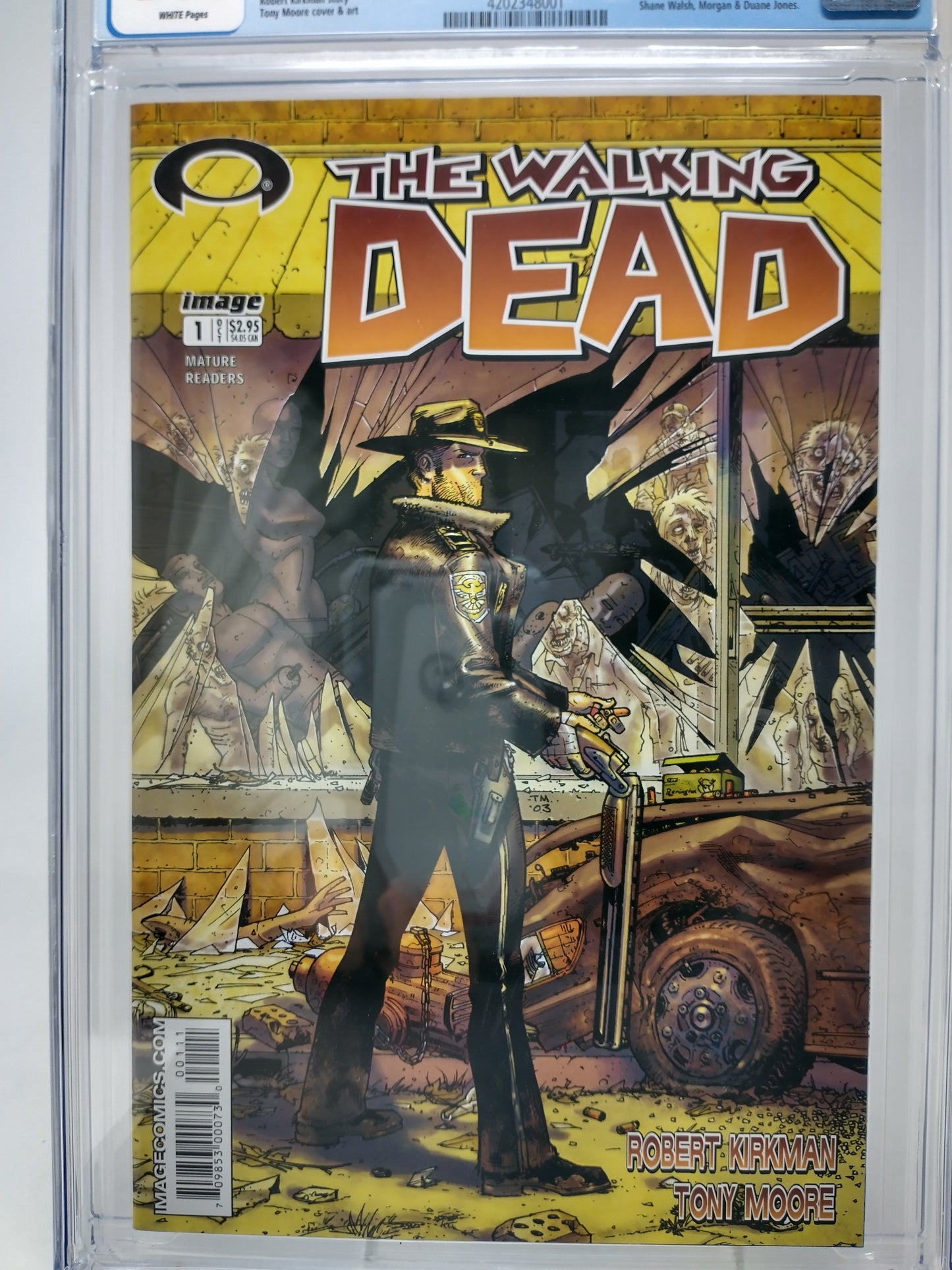 THE WALKING DEAD #1 - IMAGE 2003 - CGC 9.8 - 1ST RICK GRIMES APPEARANCE