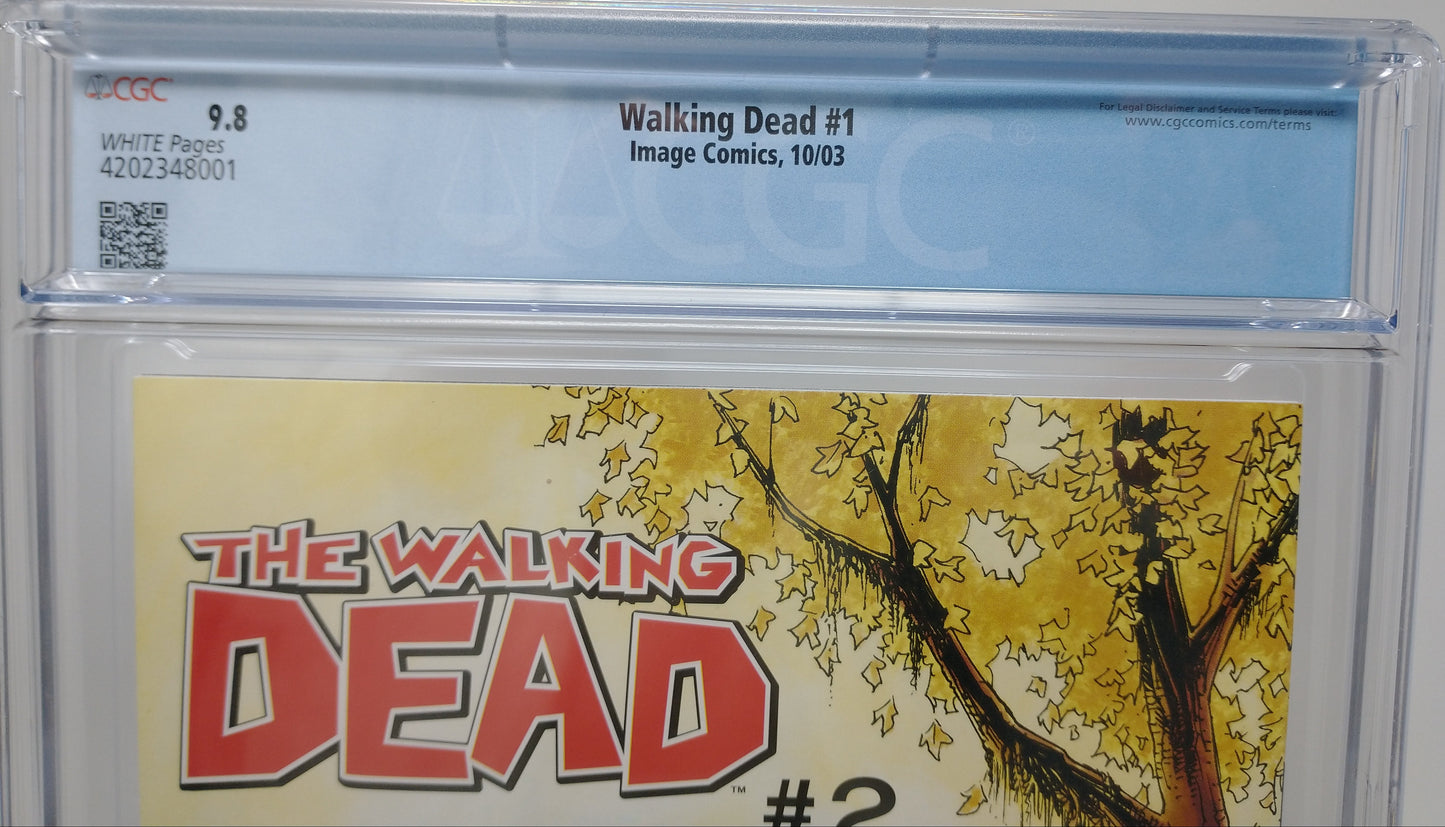 THE WALKING DEAD #1 - IMAGE 2003 - CGC 9.8 - 1ST RICK GRIMES APPEARANCE