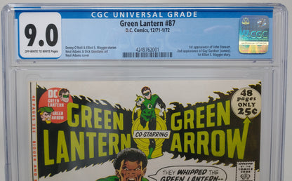 GREEN LANTERN #87 - DC 1971 - CGC 9.0 - 1ST JOHN STEWART APPEARANCE