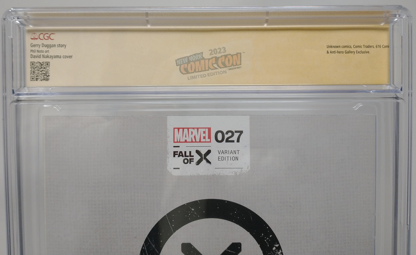 X-MEN #27 - MARVEL 2023 - CGC 9.8 - SIGNED & SKETECH BY DAVID NAKAYAMA D.NA