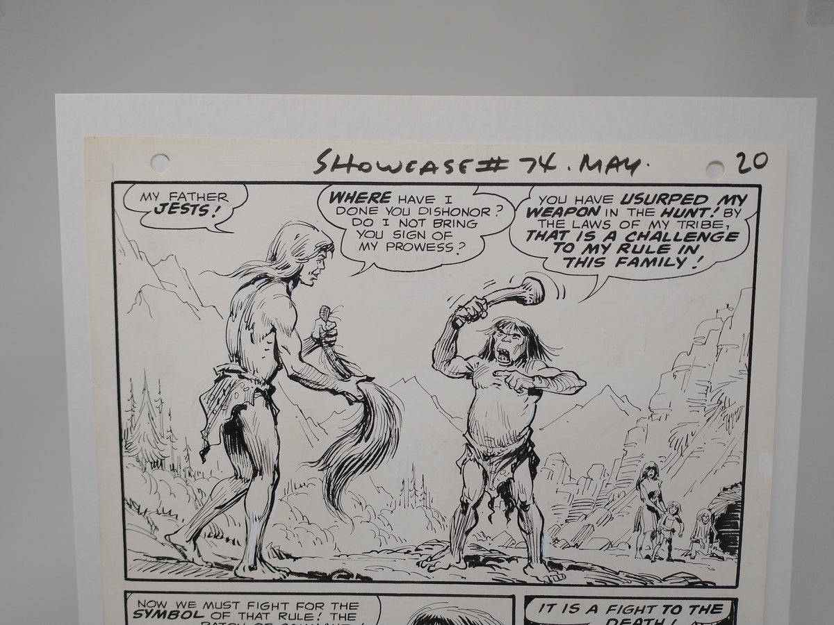 SHOWCASE #74 PAGE 17 - 1968 ORIGINAL ART BY HOWARD POST