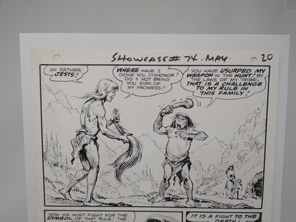 SHOWCASE #74 PAGE 17 - 1968 ORIGINAL ART BY HOWARD POST