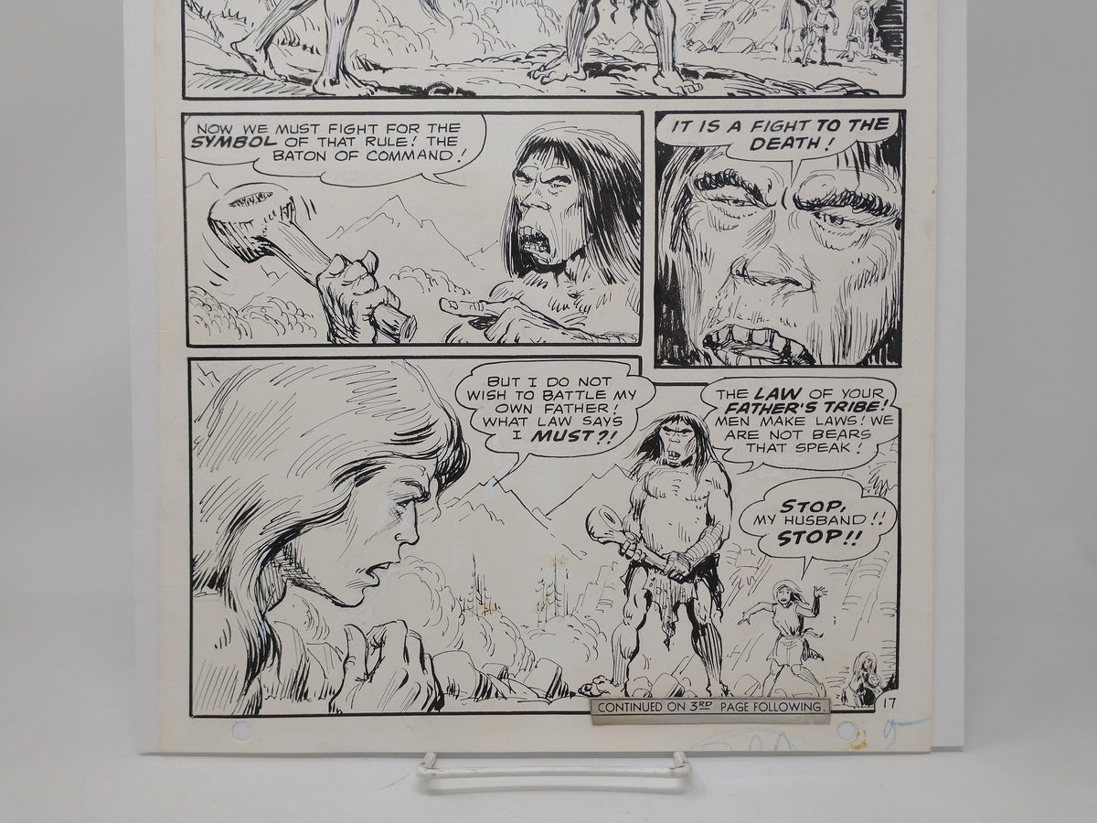 SHOWCASE #74 PAGE 17 - 1968 ORIGINAL ART BY HOWARD POST