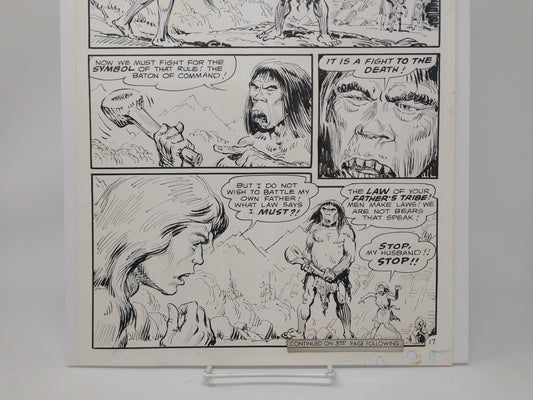 SHOWCASE #74 PAGE 17 - 1968 ORIGINAL ART BY HOWARD POST