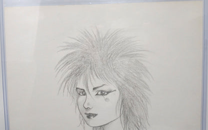 DC DEATH ORIGINAL ART SKETCH BY COLLEEN DORAN