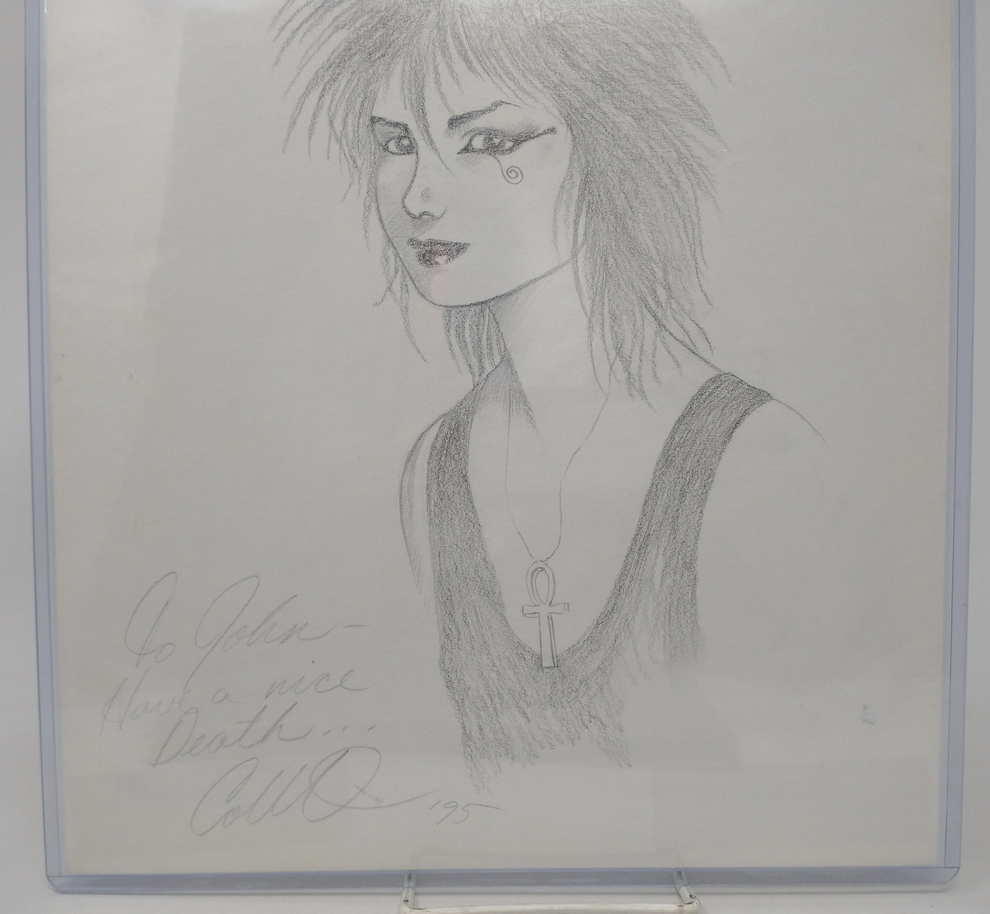 DC DEATH ORIGINAL ART SKETCH BY COLLEEN DORAN