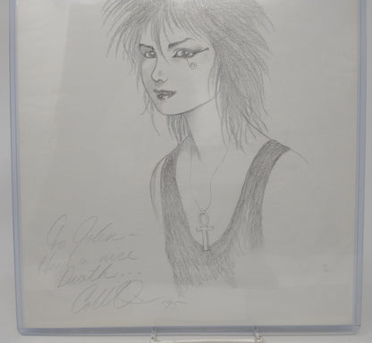 DC DEATH ORIGINAL ART SKETCH BY COLLEEN DORAN