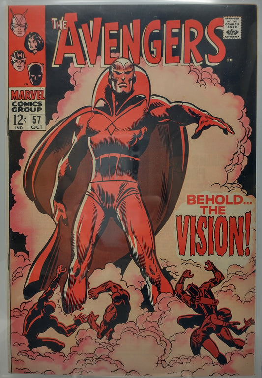 AVENGERS #57 - MARVEL 1968 - CGC 9.2 - 1ST VISION APPEARANCE