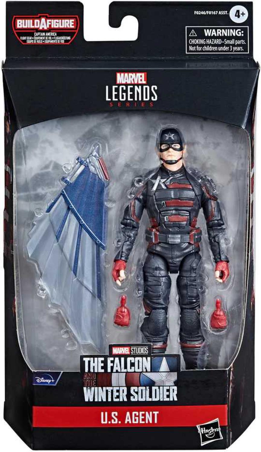 MARVEL LEGENDS NEW US AGENT AF - CAP FLIGHT GEAR BAF