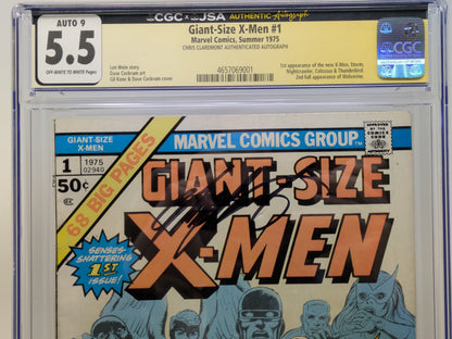 GIANT-SIZED X-MEN #1 - MARVEL 1975 - CGC 5.5 FN- - 2ND WOLVERINE, INTRO NEW X-MEN