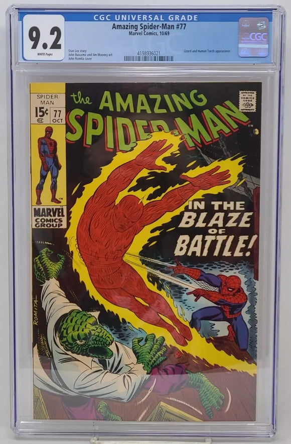 AMAZING SPIDER-MAN #77 ~ MARVEL 1969 ~ CGC 9.2