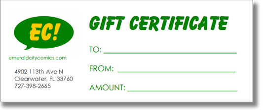 Emerald City IN-STORE Gift Certificate!