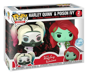 POP LARGE DC HARLEY QUINN & POISON IVY VINYL FIG 2 PACK