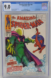 AMAZING SPIDER-MAN #66 ~ MARVEL 1968 ~ CGC 9.0