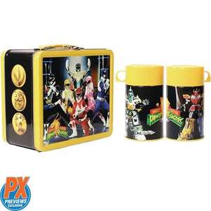 TIN TITANS POWER RANGERS PX LUNCHBOX & BEV CONTAINER