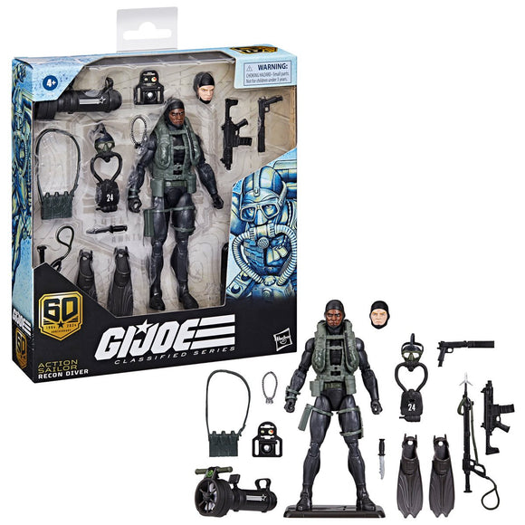 GI JOE CLASSIFIED RECON DIVER 6IN AF