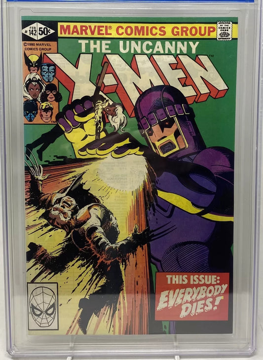 UNCANNY X-MEN #142 - MARVEL 1981 - CGC 9.8 - DAYS OF FUTURE PAST PART 2 US