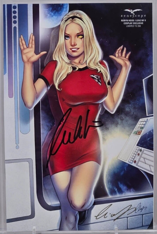 ROBYN HOOD I LOVE NY #8 - ZENESCOPE 2017 - CGC 9.8 - WILLIAM SHATNER SIGNED