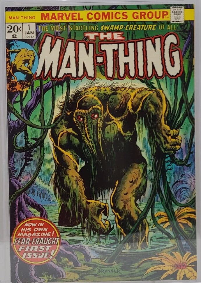 MAN-THING #1 - MARVEL 1974 - CGC 9.2 - 2ND HOWARD THE DUCK