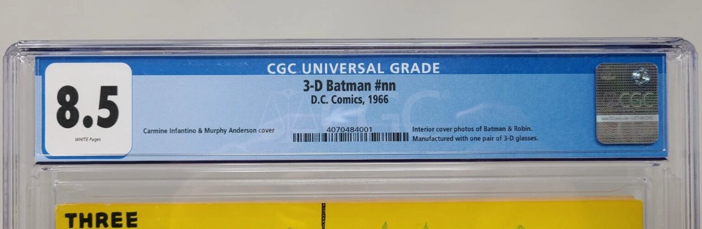 3-D BATMAN - DC 1966 - CGC 8.5