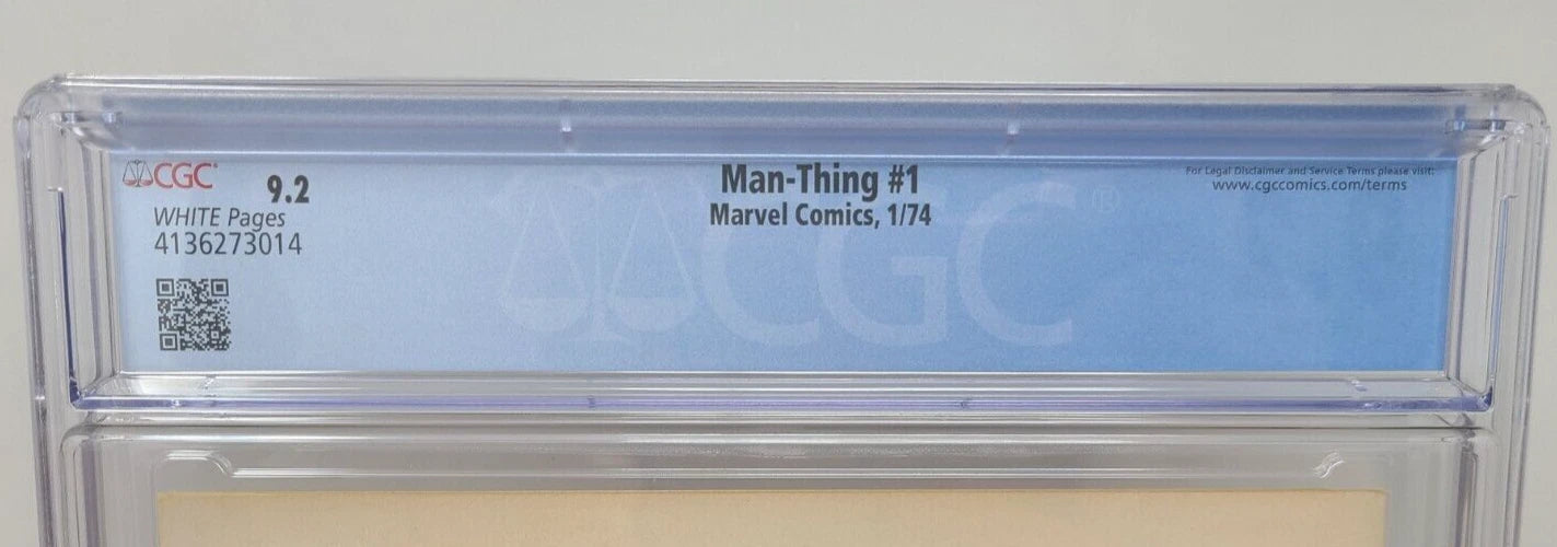 MAN-THING #1 - MARVEL 1974 - CGC 9.2 - 2ND HOWARD THE DUCK