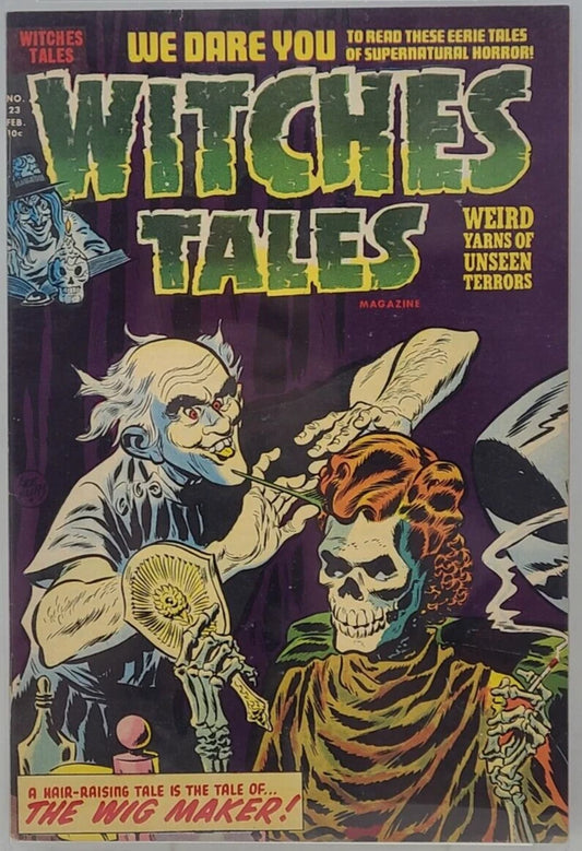 WITCHES TALES #23 - HARVEY 1954 - CGC 8.5 - PRE-CODE HORROR