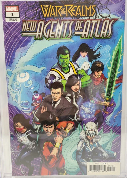 WAR OF THE REALMS NEW AGENTS OF ATLAS #1 - MARVEL 2019 - CGC 9.6