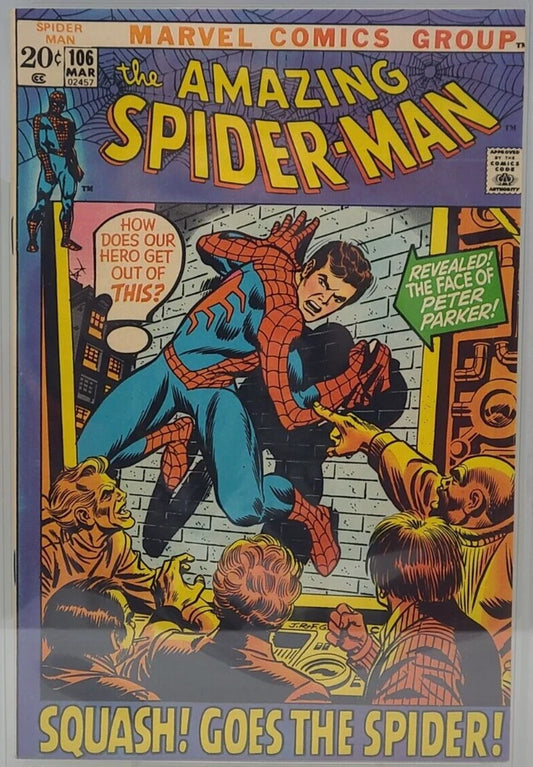 AMAZING SPIDER-MAN #106 - MARVEL 1972 - CGC 9.4 - SPIDER-SLAYER APPEARANCE