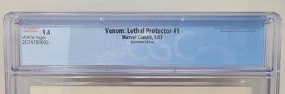 VENOM LETHAL PROTECTOR #1 AUSTRALIAN - MARVEL 1993 - CGC 9.4