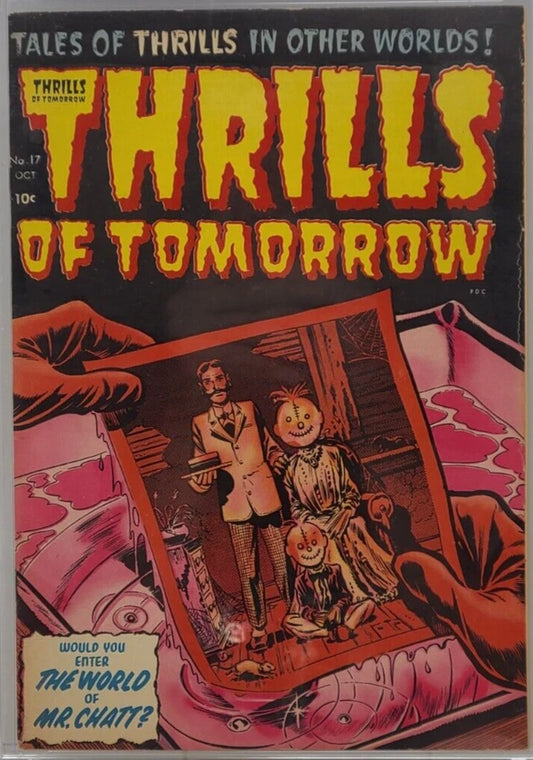 THRILLS OF TOMORROW #17 - HARVEY 1954 - CGC 7.0 - PRE-CODE HORROR