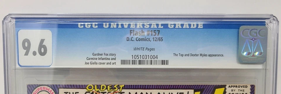 FLASH #157 - DC 1965 - CGC 9.6