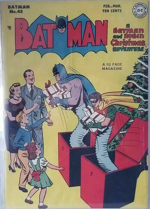 BATMAN #45 - 1948 DC - PGX 7.0 FN/VF - CHRISTMAS ISSUE