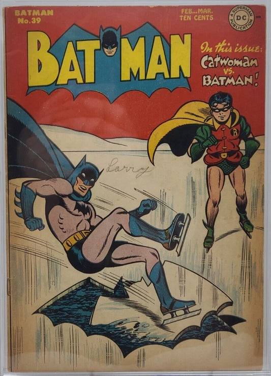 BATMAN #39 - DC 1947 - CGC 4.5 - EARLY CATWOMAN APPEARANCE