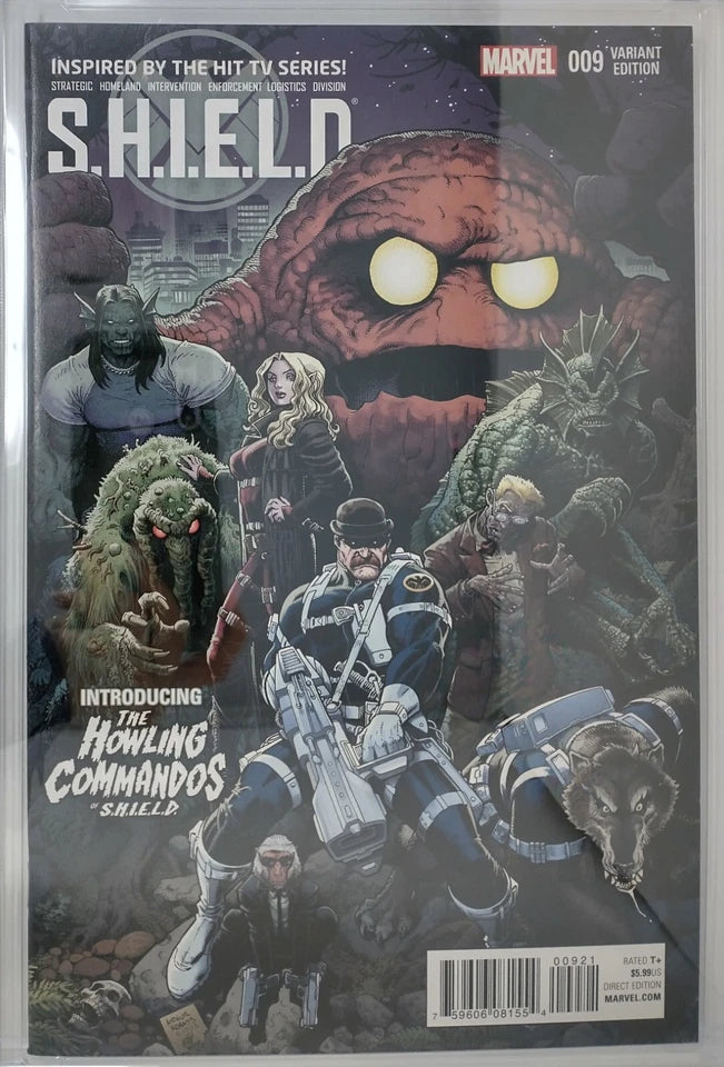 SHIELD #9 - MARVEL 2015 - CGC 9.8 NM/MT - 1ST STAKE AND HOWLING COMMANDOS ROSTER