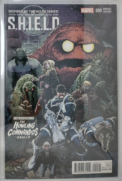 SHIELD #9 - MARVEL 2015 - CGC 9.8 NM/MT - 1ST STAKE AND HOWLING COMMANDOS ROSTER