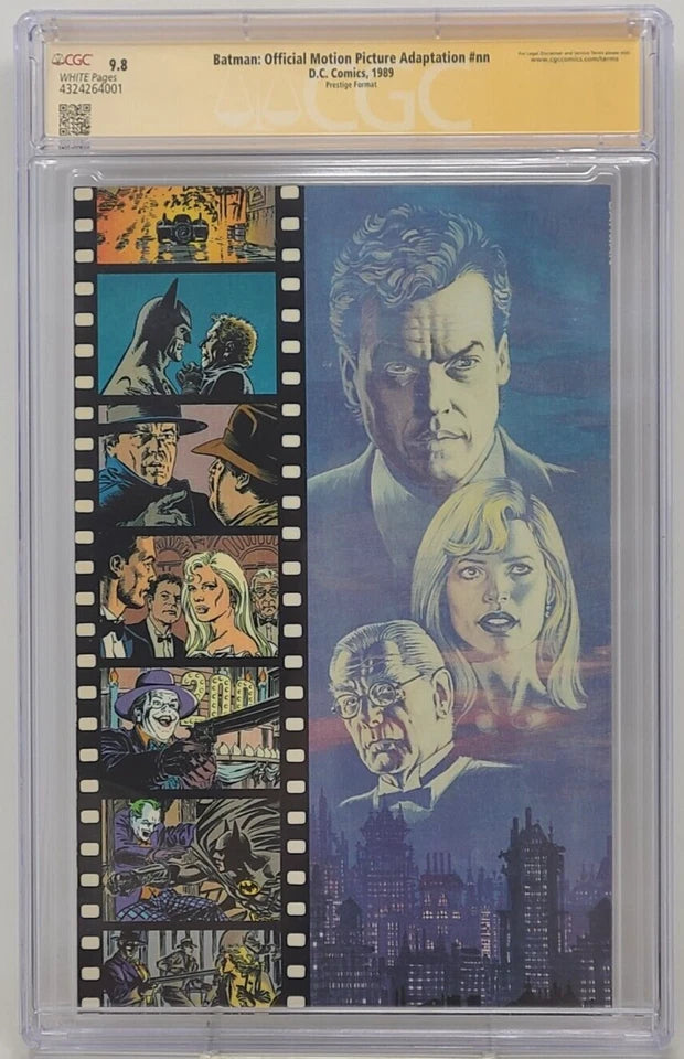 BATMAN MOVIE ADAPTATION - DC 1989 - CGC 9.8 - MICHAEL KEATON SIGNED