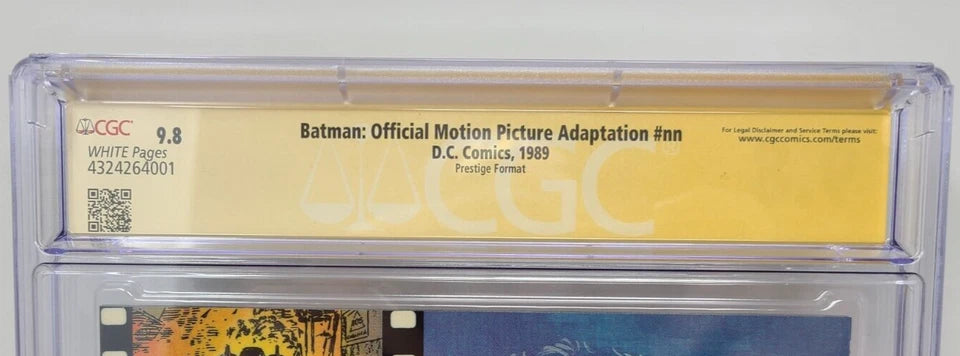 BATMAN MOVIE ADAPTATION - DC 1989 - CGC 9.8 - MICHAEL KEATON SIGNED