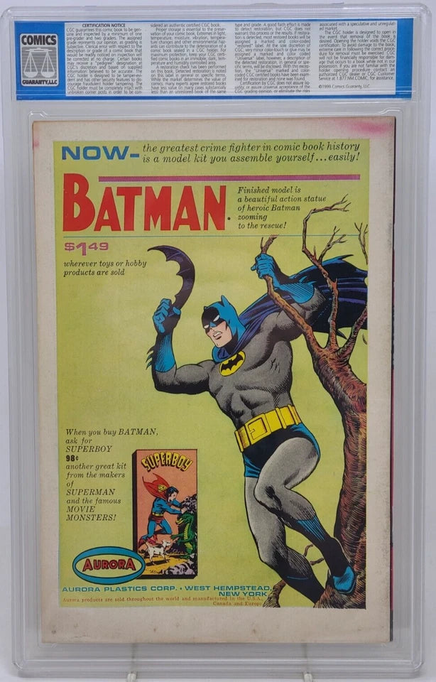 BATMAN #171 - DC 1965 - CGC 8.0 - 1ST SILVER AGE RIDDLER