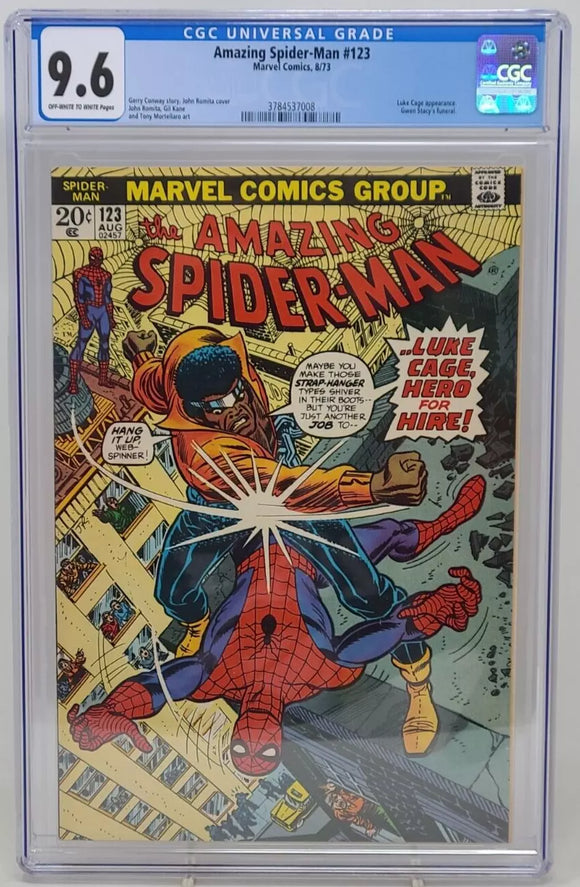 AMAZING SPIDER-MAN #123 ~ MARVEL 1973 ~ CGC 9.6