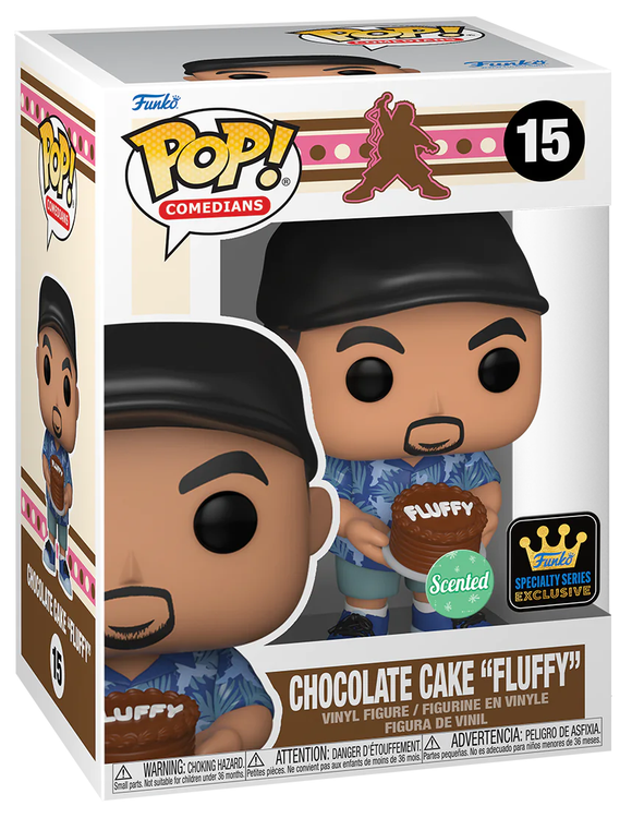 POP MISC ICONS GABRIEL FLUFFY IGLESIAS W/ CHOCOLATE CAKE (SCENTED SPECIALTY) VINYL FIG