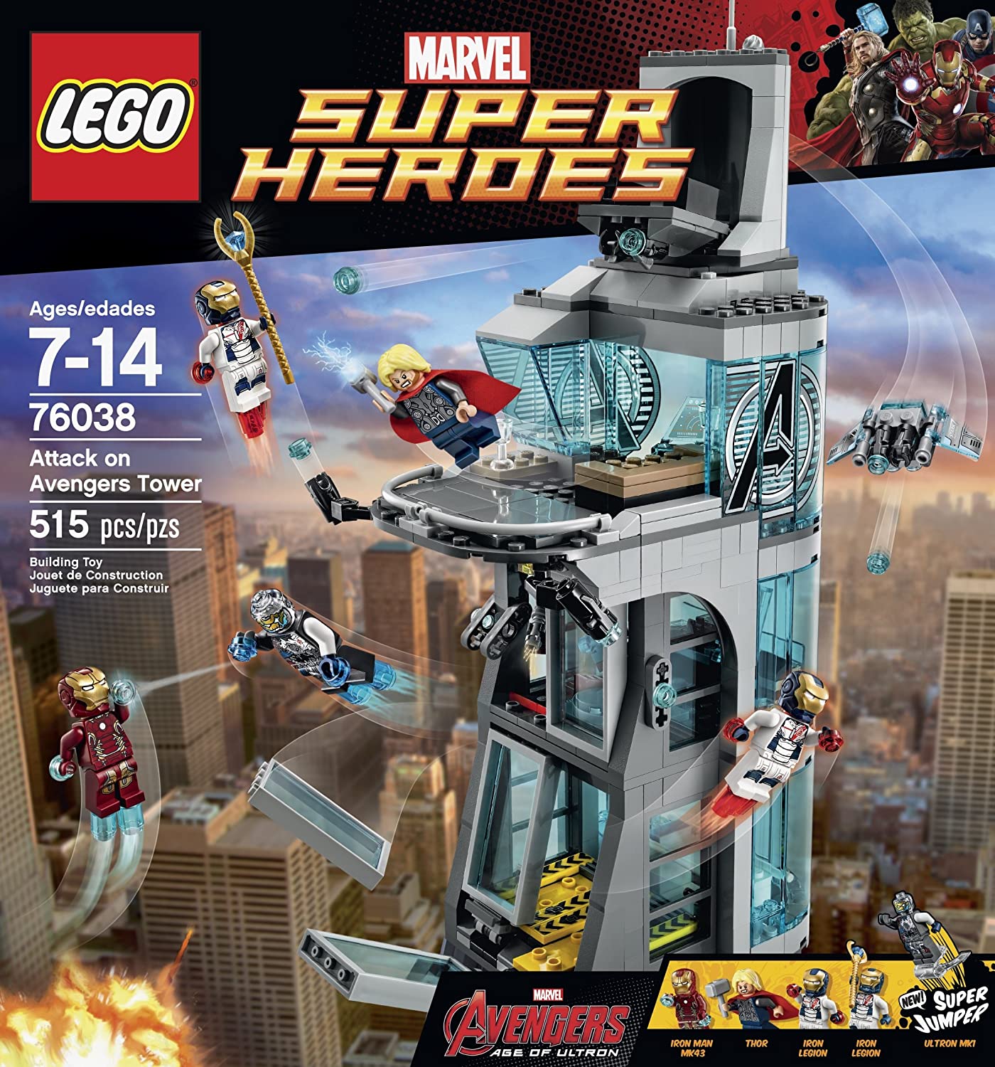 Lego Marvel On Avengers Tower – City Comics