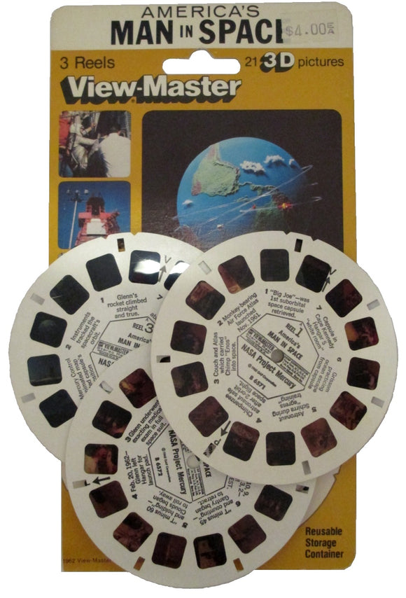 AMERICA'S MAN IN SPACE VIEW-MASTER VINTAGE
