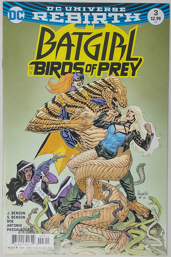 BATGIRL AND THE BIRDS OF PREY #3 DC REBIRTH (2016)