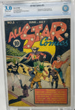 ALL STAR COMICS #5 ~ DC 1941 ~ CBCS 3.0 GD/VG ~ 1ST INTRODUCTION OF HAWKGIRL