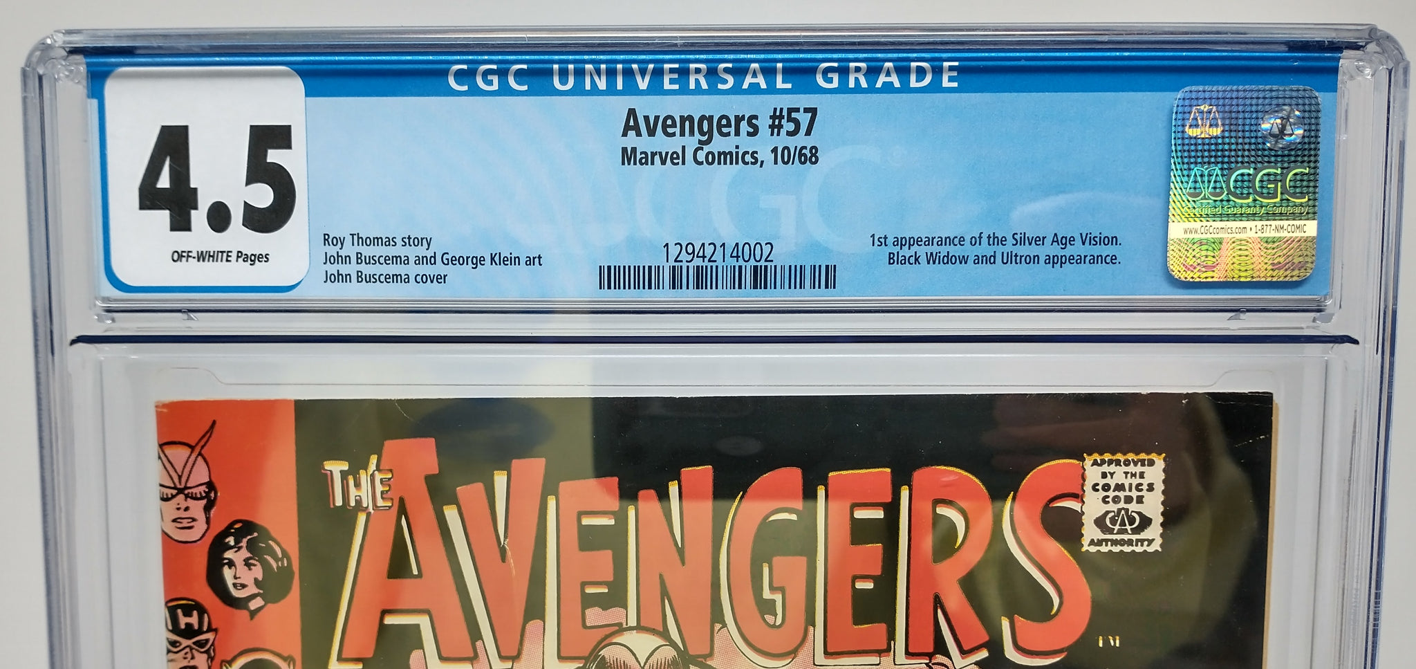 Avengers 57 1st outlets print reserved for fourcolorhellcat