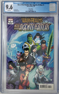 WAR OF THE REALMS: NEW AGENTS OF ATLAS #1 ~MARVEL 2019 ~ CGC 9.6