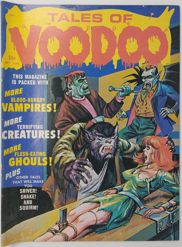 TALES OF VOODOO MAGAZINE VOL. 3 #4 - EERIE PUBLICATIONS 1970