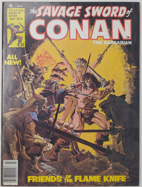 SAVAGE SWORD OF CONAN #31 - MARVEL MAGAZINE 1978