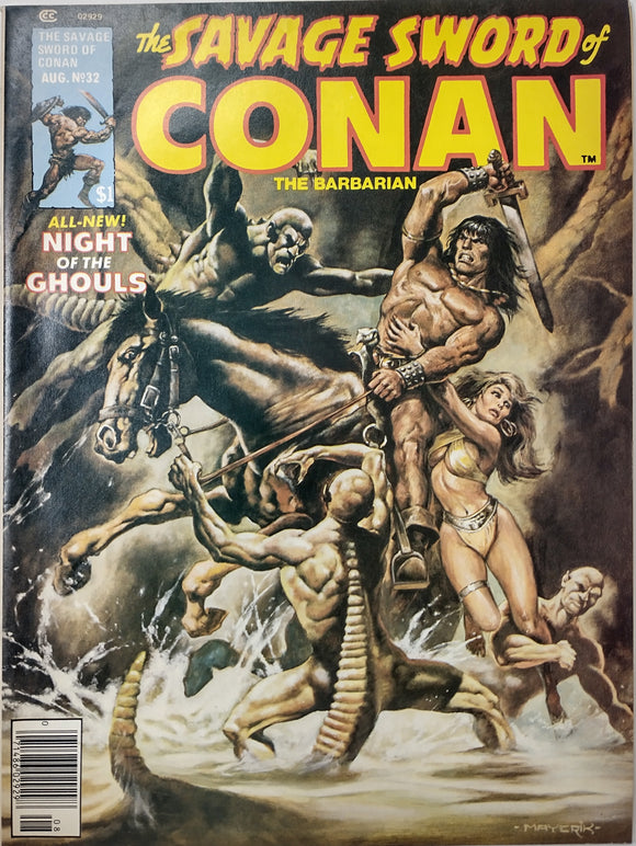 SAVAGE SWORD OF CONAN #32 - MARVEL MAGAZINE 1978